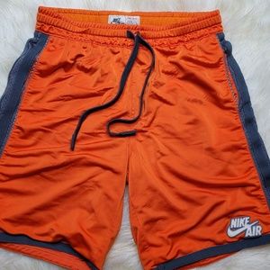 Nike Shorts - VTG Nike Air Orange Shorts Silver Grey Tag Medium Nike Shorts - VTG Nike Air Orange Shorts Silver Grey Tag Medium